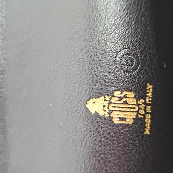 MARK CROSS 1845 BLACK LEATHER CARD CASE -MADE IN ITALY - Picture 6 of 8